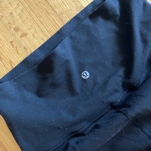 Black size 8 lululemon leggings